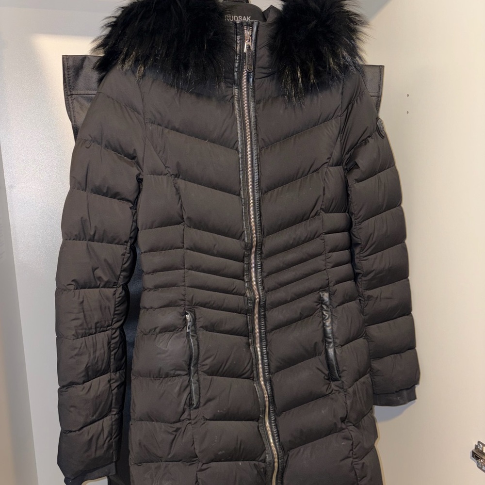 RUDSAK Black Goose Down Puffer Winter Jacket 🖤❄️
